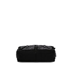 Tessuto and Nappa Double Buckle Messenger Bag
