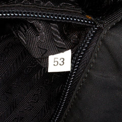 Tessuto and Nappa Double Buckle Messenger Bag