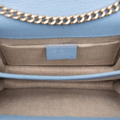 Small Dollar Calfskin Interlocking G Crossbody