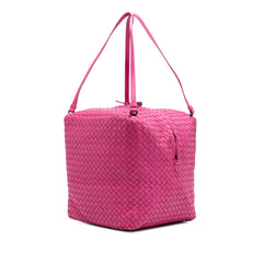 Nappa Intrecciato Cube Shoulder Bag
