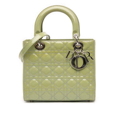 Medium Patent Cannage Lady Dior