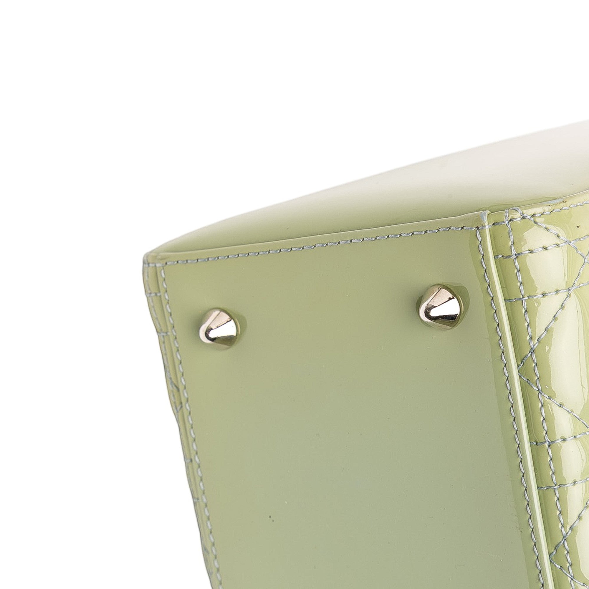 Medium Patent Cannage Lady Dior
