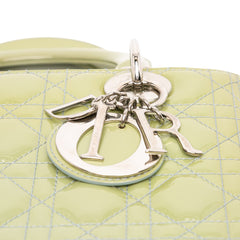 Medium Patent Cannage Lady Dior