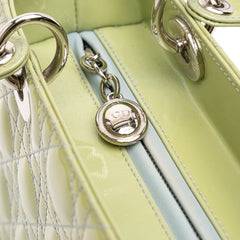 Medium Patent Cannage Lady Dior
