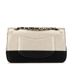 Medium Classic Bicolor Caviar Double Flap