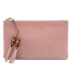 Calfskin Bamboo Clutch