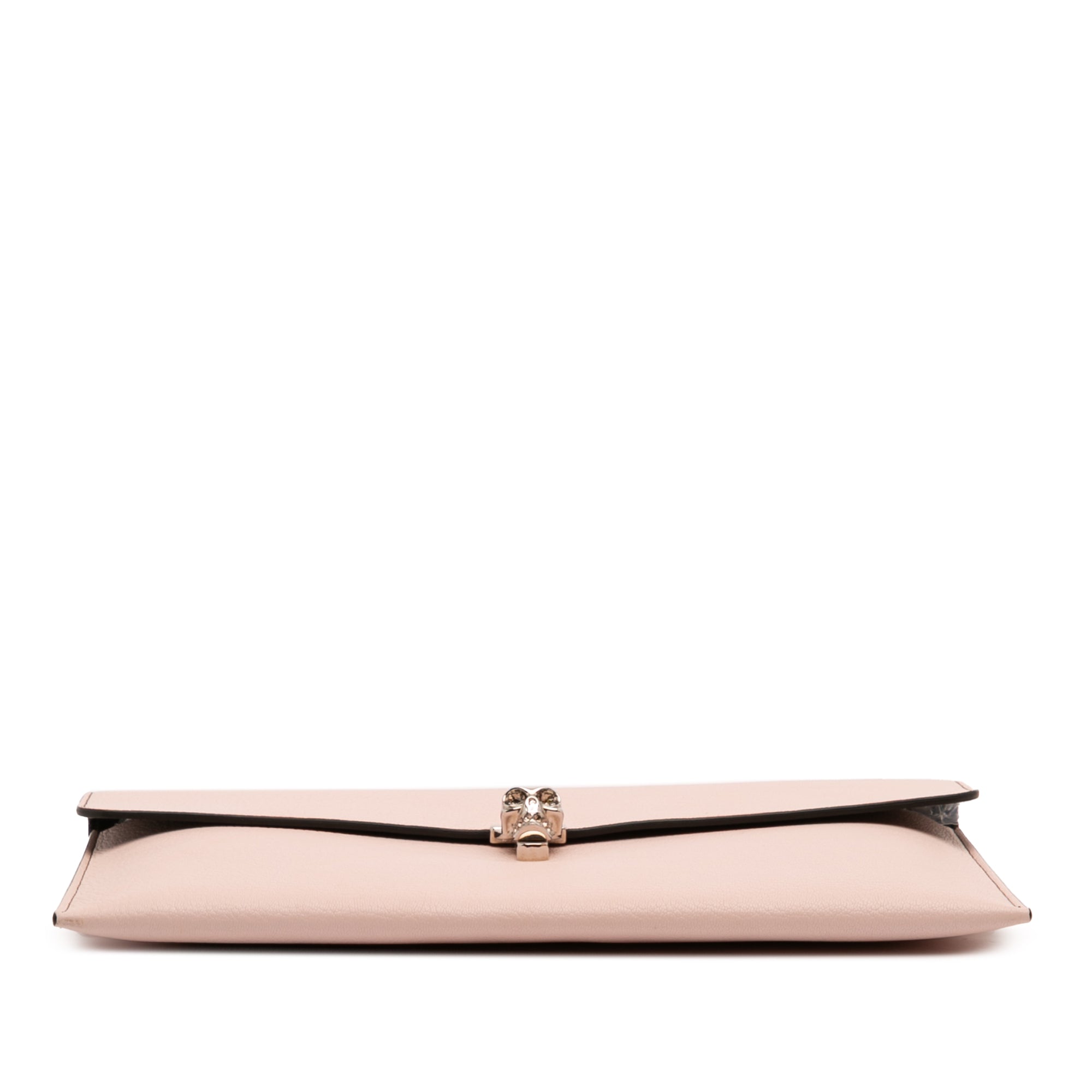 Leather Skull Clutch