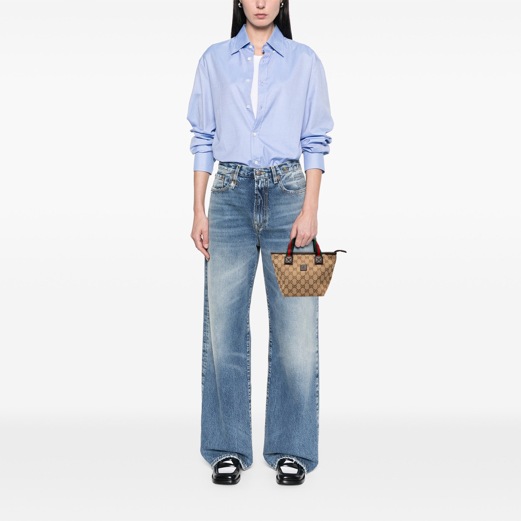 Mini GG Canvas Web Childrens Handbag