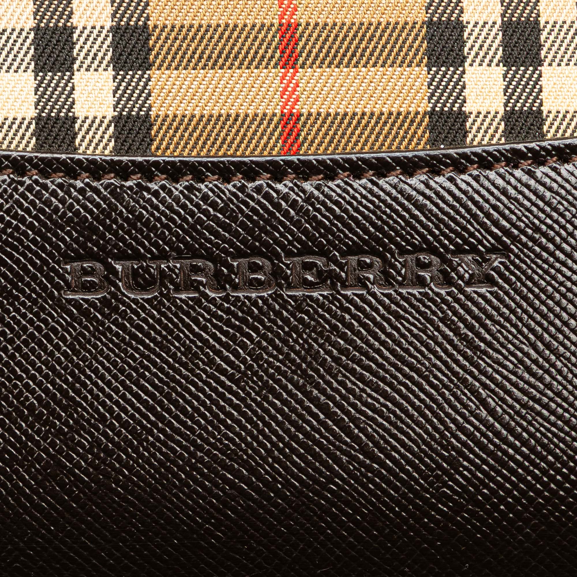 Haymarket Check Canvas Handbag