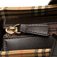Haymarket Check Canvas Handbag