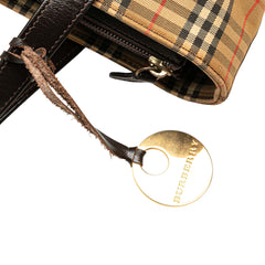 Haymarket Check Canvas Handbag