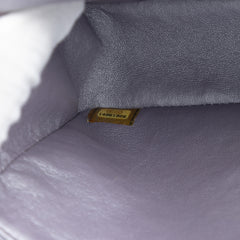 Medium Classic Metallic Calfskin Double Flap