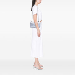 Medium Classic Metallic Calfskin Double Flap