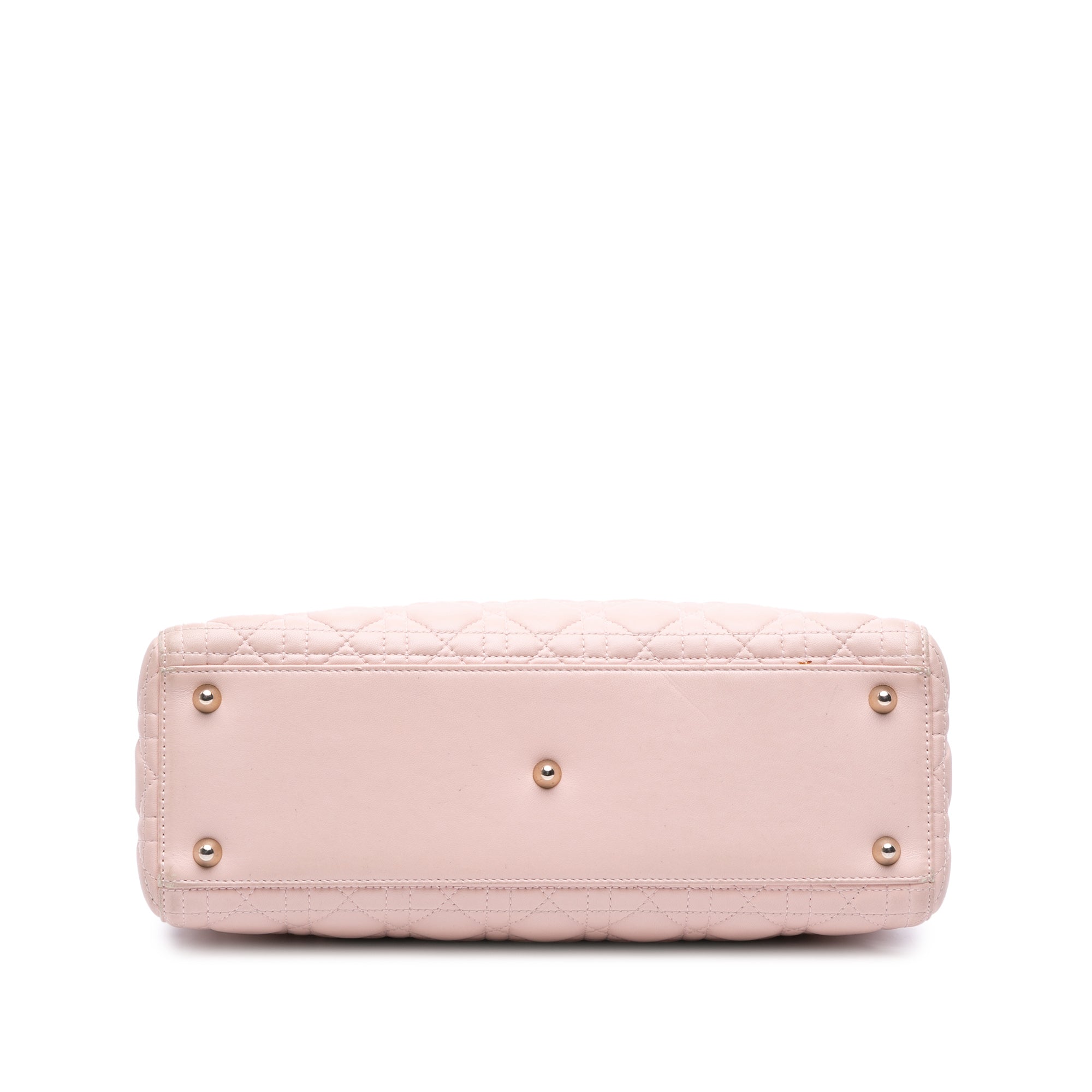 Large Lambskin Cannage Lady Dior