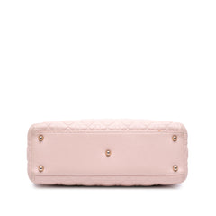 Large Lambskin Cannage Lady Dior