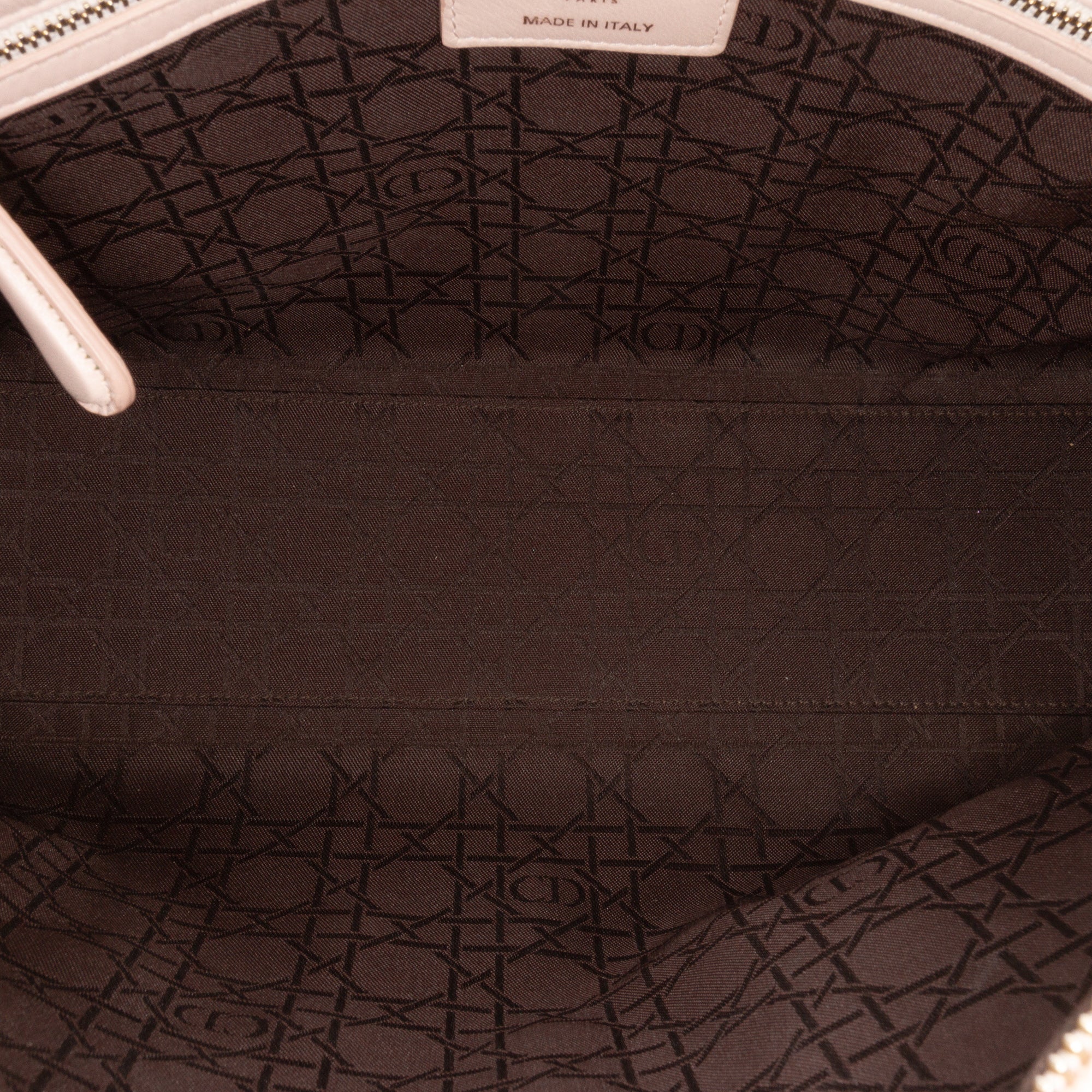 Large Lambskin Cannage Lady Dior