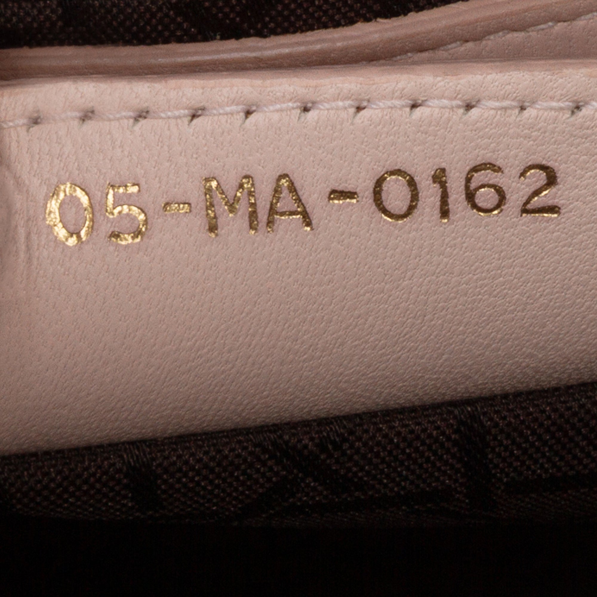 Large Lambskin Cannage Lady Dior