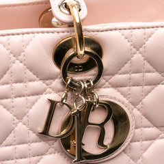 Large Lambskin Cannage Lady Dior