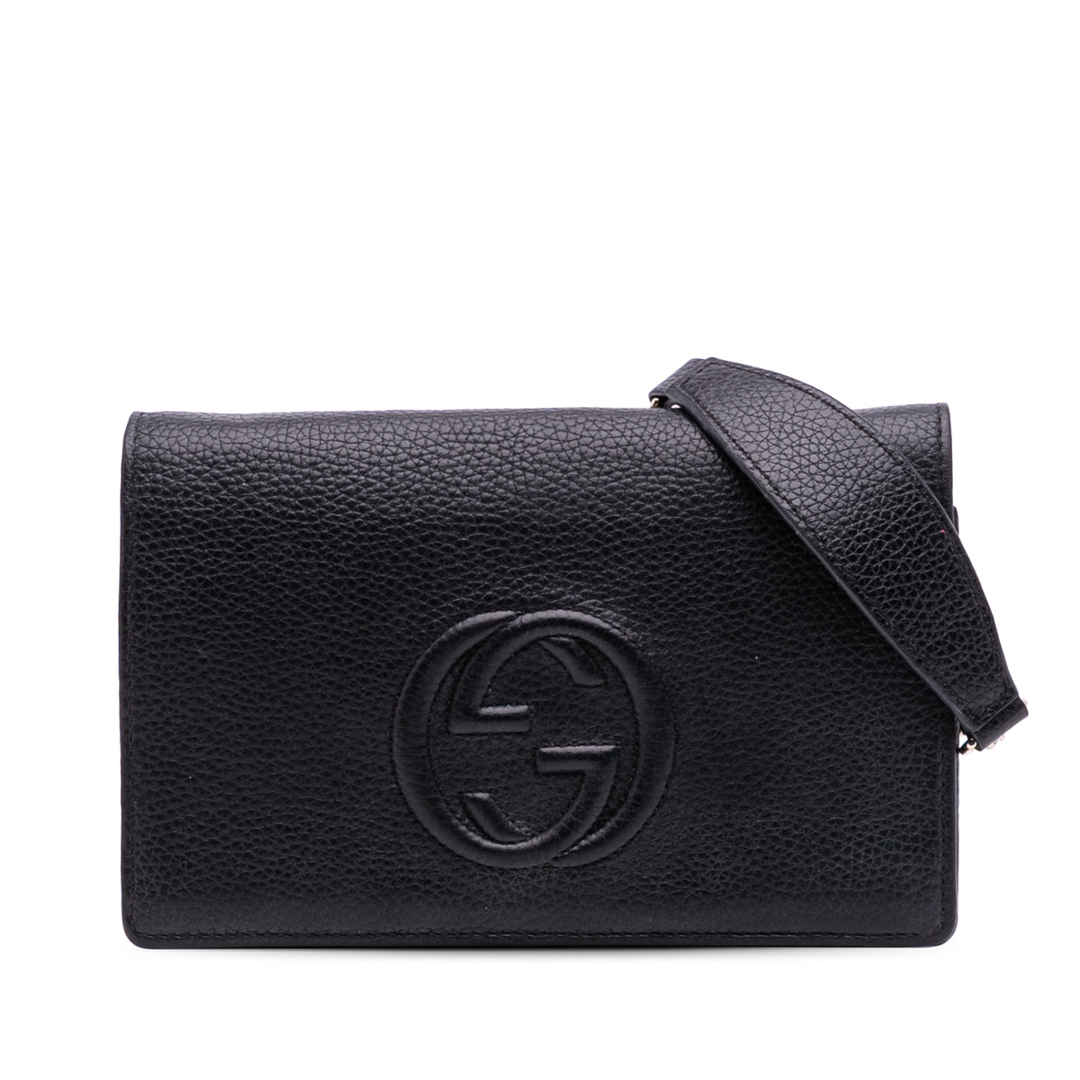 Leather Soho Wallet on Chain