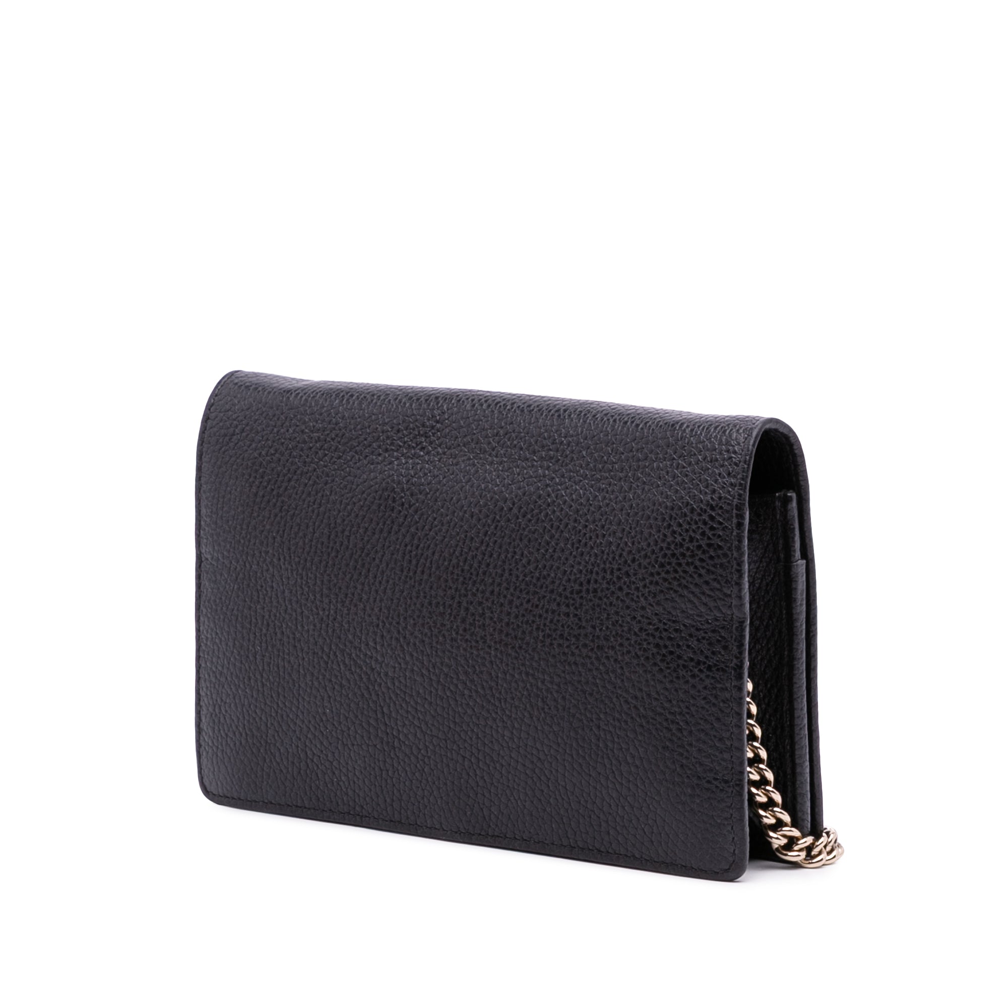 Leather Soho Wallet on Chain