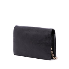 Leather Soho Wallet on Chain