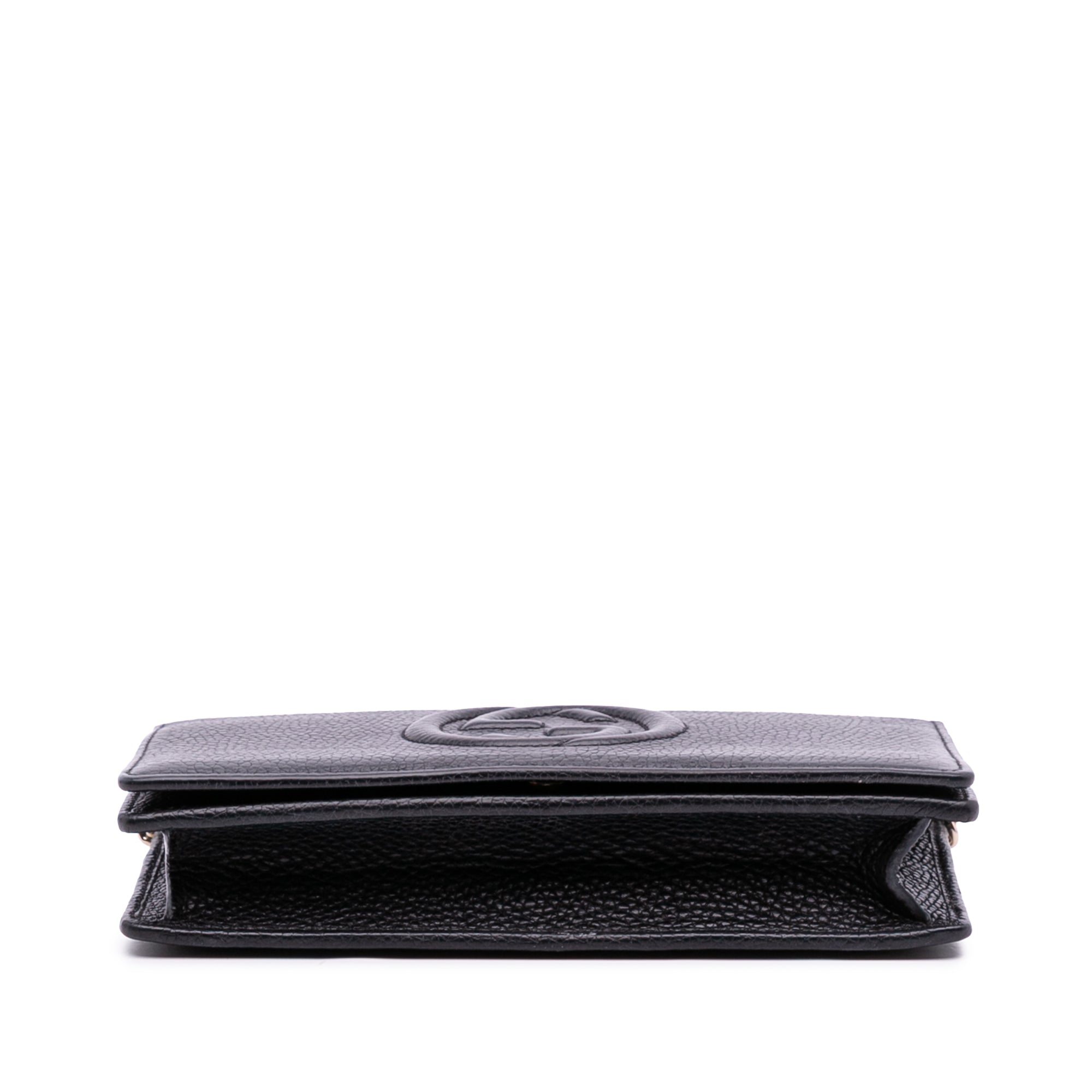 Leather Soho Wallet on Chain