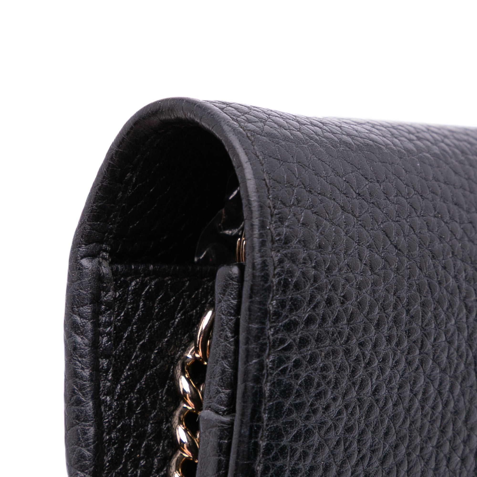 Leather Soho Wallet on Chain
