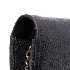 Leather Soho Wallet on Chain