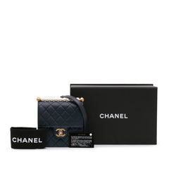 Small Lambskin Chic Pearls Flap