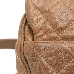 Large Quilted Caviar Shiva Flap