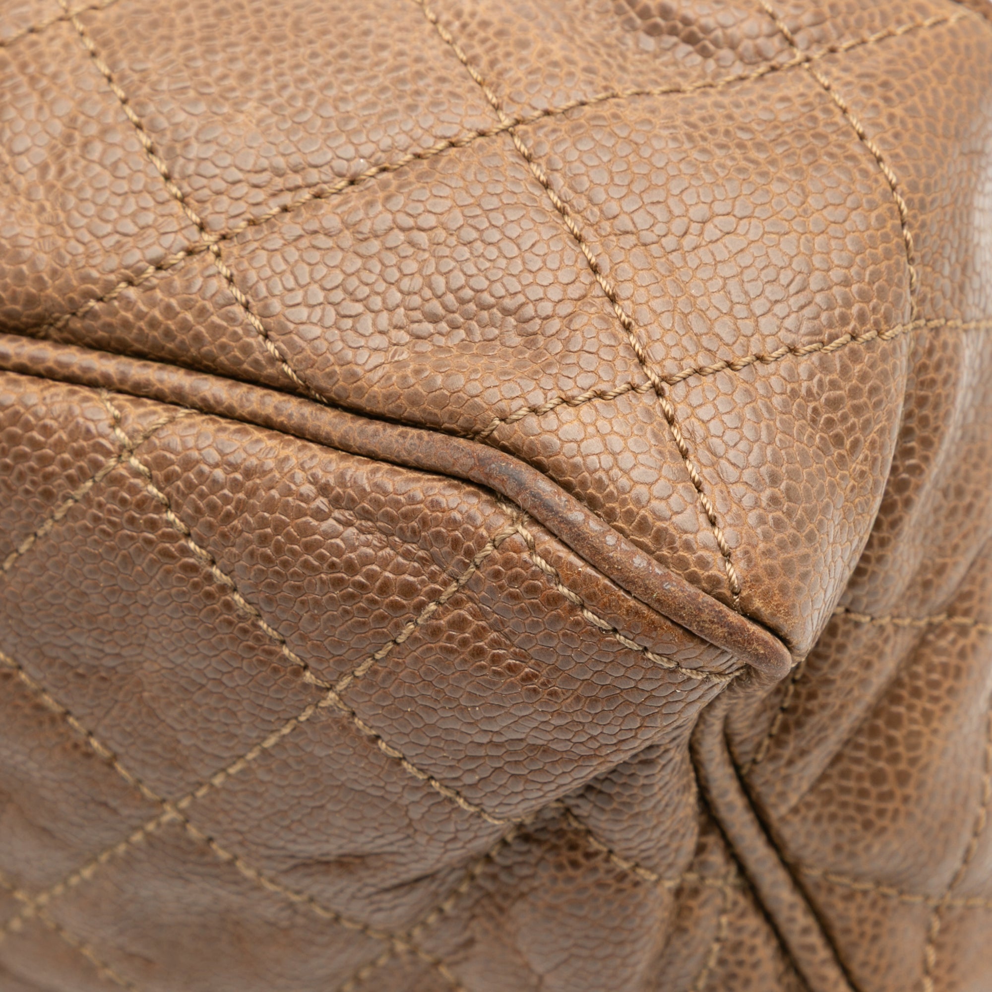 Large Quilted Caviar Shiva Flap