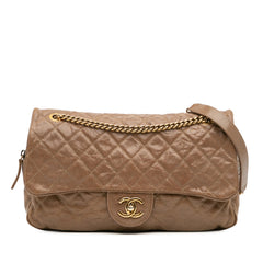 Large Quilted Caviar Shiva Flap