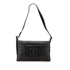CC Choco Bar Lambskin Shoulder Bag