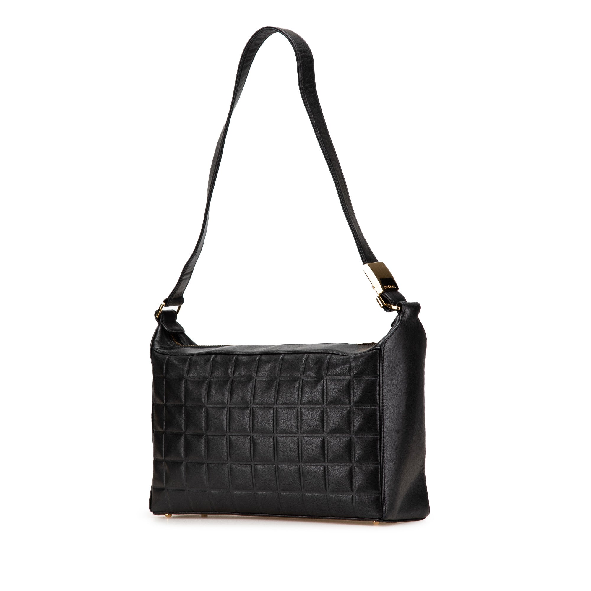 CC Choco Bar Lambskin Shoulder Bag