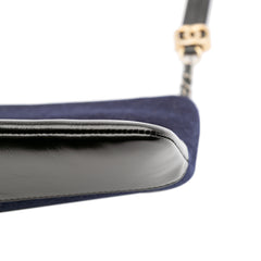 Paris-Hamburg Wool Embroidered Gabrielle Clutch