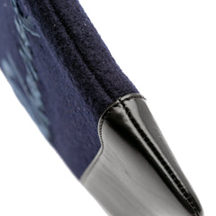 Paris-Hamburg Wool Embroidered Gabrielle Clutch