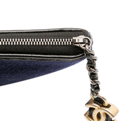 Paris-Hamburg Wool Embroidered Gabrielle Clutch