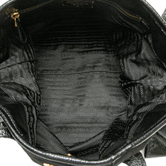 Tessuto Canapa Logo Bow Tote