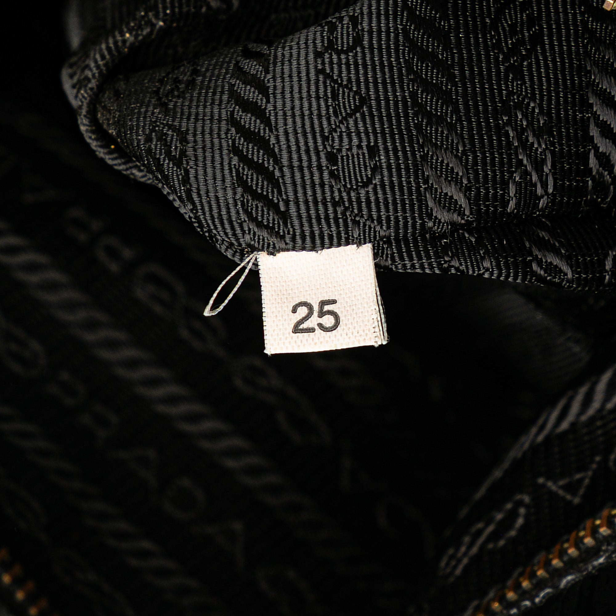 Tessuto Canapa Logo Bow Tote