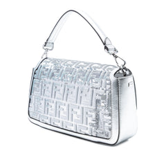 Nicki Minaj Medium Sequined PVC FF 1974 Baguette Satchel