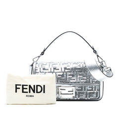 Nicki Minaj Medium Sequined PVC FF 1974 Baguette Satchel