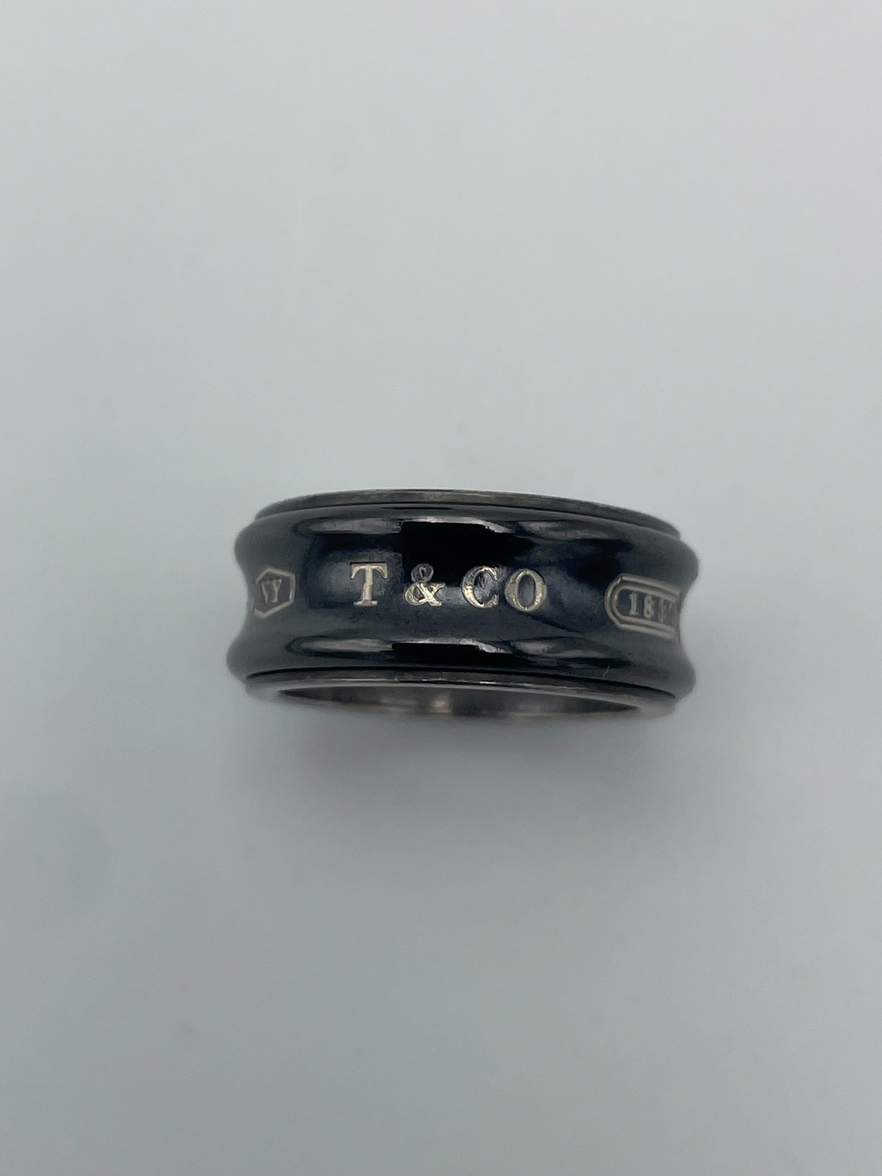 Tiffany & Co. 1837 Band Ring Titanium