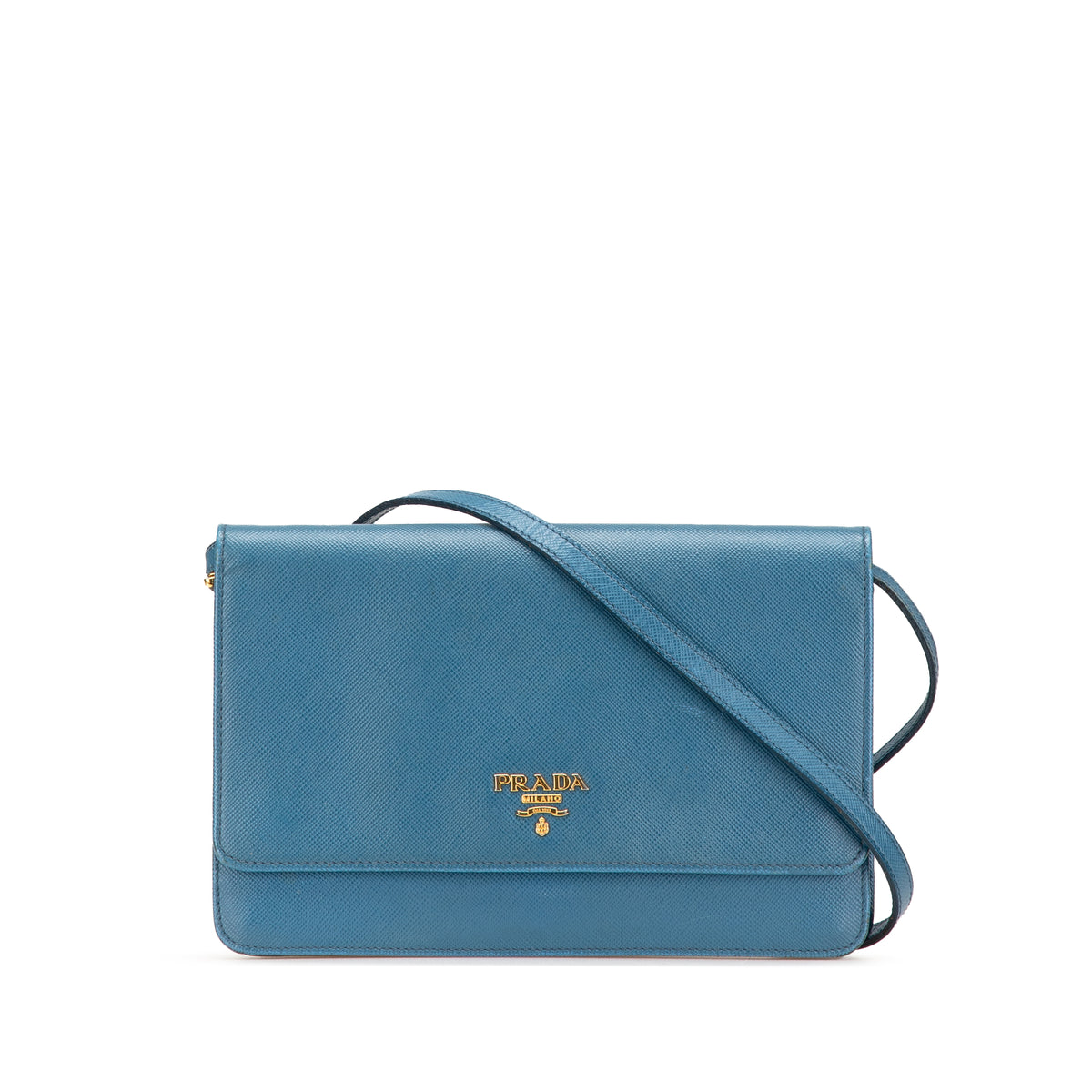 Saffiano Wallet on Strap