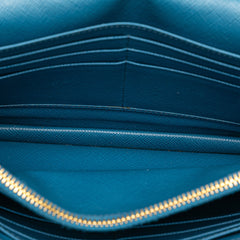 Saffiano Wallet on Strap