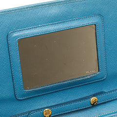 Saffiano Wallet on Strap