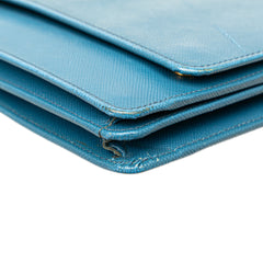 Saffiano Wallet on Strap