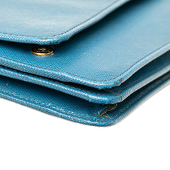 Saffiano Wallet on Strap