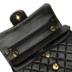Small Classic Lambskin Double Flap