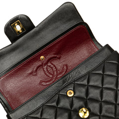 Small Classic Lambskin Double Flap