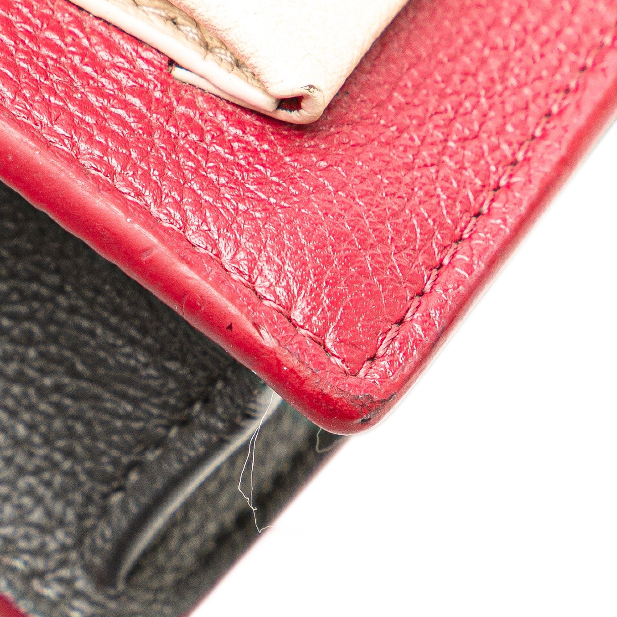 Bicolor Leather MyLockMe Chain Pochette